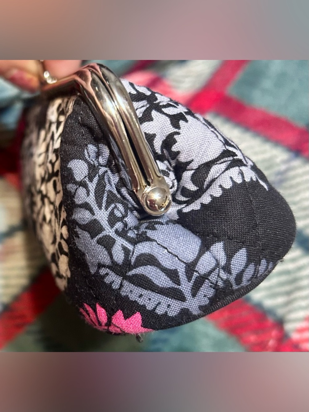 Vera Bradley Kisslock Clutch Case in “Northern Lights” - Picture 2 of 5